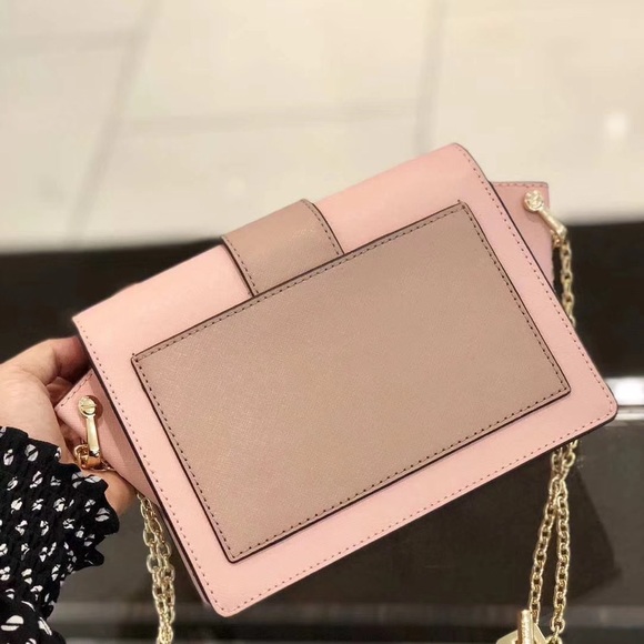 NWT Michael kors softpink Hayden Purse Studded Crossbody Shoulder Bag - Picture 5 of 13